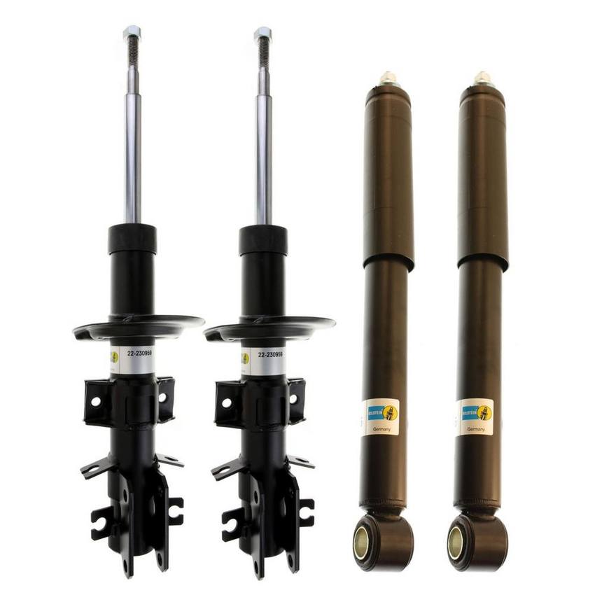 Volvo Suspension Strut and Shock Absorber Assembly Kit - Front and Rear (Without Self-Leveling Suspension) (B4 OE Replacement) 9173851 - Bilstein 3801463KIT